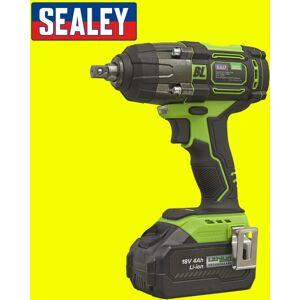 Sealey Cp650lihv Cordless Impact Wrench 18v 4ah Lithium-Ion 1/2"Sq Drive Sealey Cp650lihv Cordless Impact Wrench 18v 4ah Lithium-Ion 1/2"Sq Drive