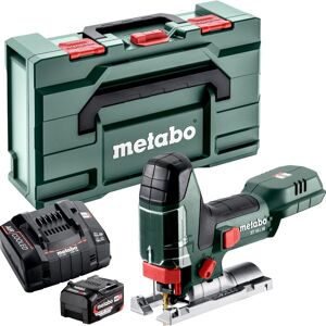 Metabo St 18 L 90 18v Cordless Grip Jigsaw With 1 X 5.2ah Battery Charger & Box Metabo St 18 L 90 18v Cordless Grip Jigsaw With 1 X 5.2ah Battery Charger & Box