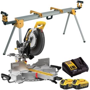 Dewalt Dcs782n 18v Brushless Mitre Saw 2 X 4ah Battery Charger & Universal Stand Dewalt Dcs782n 18v Brushless Mitre Saw 2 X 4ah Battery Charger & Universal Stand