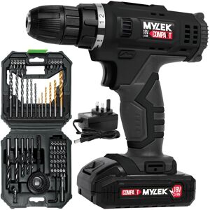 Mylek - Myw09 - 18V - 56pc Kit - Power Drill Mylek - Myw09 - 18V - 56pc Kit - Power Drill