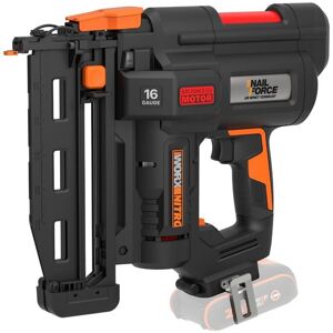 Worx Powershare Cordless 16 Gauge Finish Nailer Gun 20v Body Only Wx841.9 Worx Powershare Cordless 16 Gauge Finish Nailer Gun 20v Body Only Wx841.9