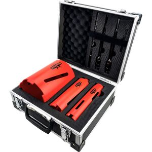 Minotaur Diamond Core Red Drill Bit Three Builder Jobsite Set 67699 Minotaur Diamond Core Red Drill Bit Three Builder Jobsite Set 67699