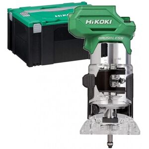 Hikoki M1808daj2z 18v Brushless 1/4\" Router Trimmer Body In Case Hikoki M1808daj2z 18v Brushless 1/4\" Router Trimmer Body In Case