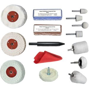 Mpk Alloy Aluminium Wheel Polishing Kit Drill Use 3" X 1/2" 15 Piece Car Motorbike Mpk Alloy Aluminium Wheel Polishing Kit Drill Use 3" X 1/2" 15 Piece Car Motorbike