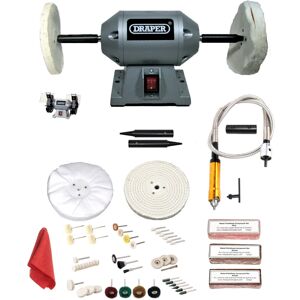Draper Jewellery Polisher Polishing Machine 6" Grinder 250w + Flexible Drive Shaft Kit Draper Jewellery Polisher Polishing Machine 6" Grinder 250w + Flexible Drive Shaft Kit