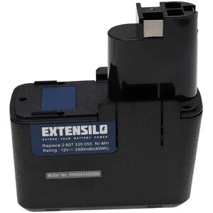 Extensilo 2x Battery For Bosch Gsr 12vsh-2 Psb 12vsp-2 Psr 120 Psr 12ves 3.3ah 12v Extensilo 2x Battery For Bosch Gsr 12vsh-2 Psb 12vsp-2 Psr 120 Psr 12ves 3.3ah 12v