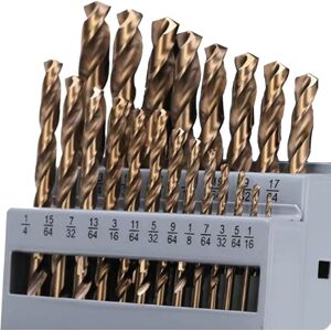 Sodial Drill Bits Set M35 High Speed Steel Jobber Length For Hardened Metal,7501 Sodial Drill Bits Set M35 High Speed Steel Jobber Length For Hardened Metal,7501