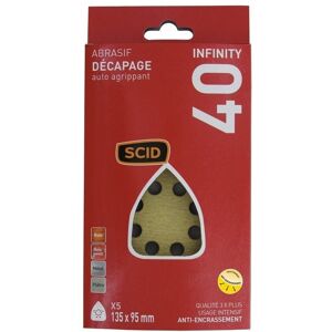 Scid Lot 5 Abrasive Skate Heavy Duty Anti-Clogging 135 X 95 Mm Grit 40 Auto Scid Lot 5 Abrasive Skate Heavy Duty Anti-Clogging 135 X 95 Mm Grit 40 Auto