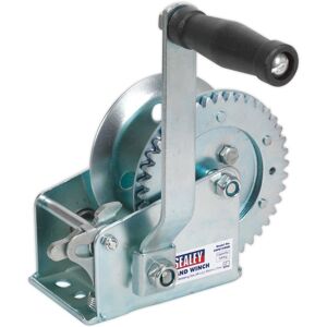 Sealey Geared Hand Winch 540kg Capacity Gwe1200m Sealey Geared Hand Winch 540kg Capacity Gwe1200m