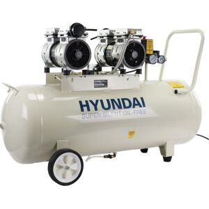 Hyundai Electric Air Compressor 1500w 100l Oil Free Low Noise 11cfm 145psi Hyundai Electric Air Compressor 1500w 100l Oil Free Low Noise 11cfm 145psi
