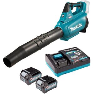 Makita Ub001gd202 40v Xgt Brushless Leaf Blower With 2 X 2.5ah Battery & Charger Makita Ub001gd202 40v Xgt Brushless Leaf Blower With 2 X 2.5ah Battery & Charger