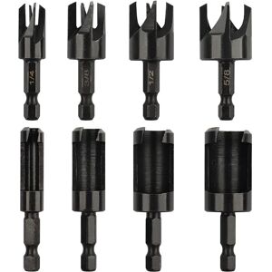 Sodial 3x(Plug Cutter, 8pcs Wood Plug Cutters Drill Bit Set With 1/4 Hex Shank,8854 Sodial 3x(Plug Cutter, 8pcs Wood Plug Cutters Drill Bit Set With 1/4 Hex Shank,8854
