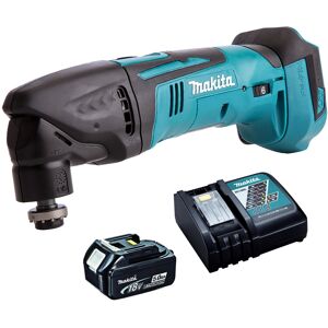 Makita Dtm50z 18v Oscillating Multi Tool Cutter With 1 X 5.0ah Battery & Charger Makita Dtm50z 18v Oscillating Multi Tool Cutter With 1 X 5.0ah Battery & Charger