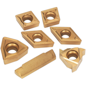 Tips For Lathe Turning Tool Set Sm3025cs6 - Sealey Sm3025cs6r New Tips For Lathe Turning Tool Set Sm3025cs6 - Sealey Sm3025cs6r New