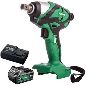 Hikoki Wr18dsdlw4z 18v 1/2\" Impact Wrench With 1 X 5.0ah Battery & Charger Hikoki Wr18dsdlw4z 18v 1/2\" Impact Wrench With 1 X 5.0ah Battery & Charger