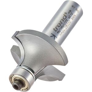 Trend 46/145x1/2tc Bearing Guided Ovolo Cutter 11.1mm Rad. X 18mm Cut Trend 46/145x1/2tc Bearing Guided Ovolo Cutter 11.1mm Rad. X 18mm Cut