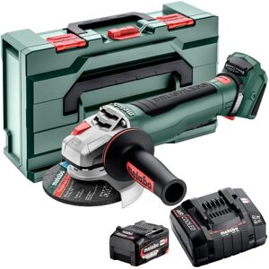 Metabo Wpb 18 Lt Bl 11-125 18v Brushless Angle Grinder 1 X 5.2ah Battery Charger Metabo Wpb 18 Lt Bl 11-125 18v Brushless Angle Grinder 1 X 5.2ah Battery Charger
