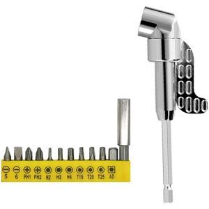 Sodial 4x(105 Degree Right Angle Drill Adapter And 12pcs Bend Screwdriver Bit3540 Sodial 4x(105 Degree Right Angle Drill Adapter And 12pcs Bend Screwdriver Bit3540