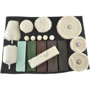 Ab Tools 18pc Deluxe Polishing Kit Buffing Metal Car Caravan Spindle Drill Pad Te847 Ab Tools 18pc Deluxe Polishing Kit Buffing Metal Car Caravan Spindle Drill Pad Te847