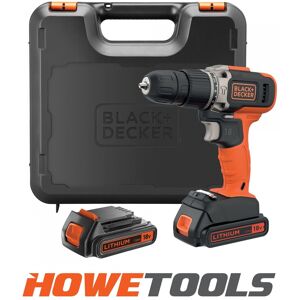 Black & Decker Bcd003c2k 18v Drill Driver 10mm Keyless Chuck Black & Decker Bcd003c2k 18v Drill Driver 10mm Keyless Chuck