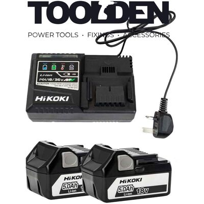 Hikoki Uc18ysl3gz 18v Starter Pack Including Uc18ysl3 Charger & 2x 5.0ah Sliding Hikoki Uc18ysl3gz 18v Starter Pack Including Uc18ysl3 Charger & 2x 5.0ah Sliding