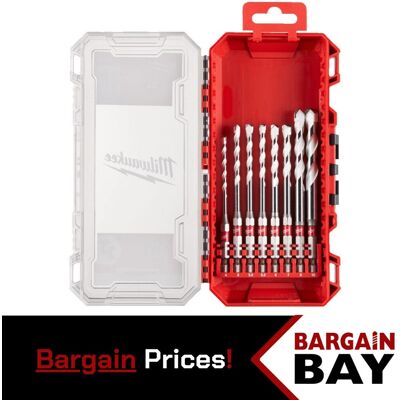 Milwaukee Model Multi Material Drill Bit Set - Impact Resistant - 8 pcs Milwaukee Model Multi Material Drill Bit Set - Impact Resistant - 8 pcs