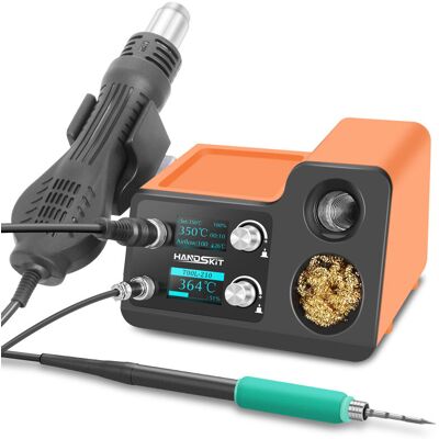 Fonefunshop Rework Soldering Iron Station Handskit St12a 2 In 1 Digital Hot Air Fonefunshop Rework Soldering Iron Station Handskit St12a 2 In 1 Digital Hot Air