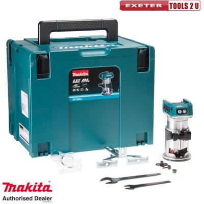 Makita Drt50zj 18v Lxt Cordless Brushless Laminate Router Trimmer Makpac Drt50z Makita Drt50zj 18v Lxt Cordless Brushless Laminate Router Trimmer Makpac Drt50z