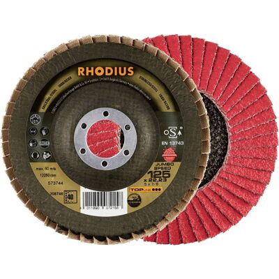 Rhodius Flap Disc - Jumbo Speed - 125mm - Stainless Steel Rhodius Flap Disc - Jumbo Speed - 125mm - Stainless Steel