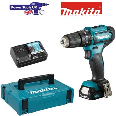 Makita Hp333dwa Cxt Combi Drill 1x 12v 2ah Battery, Dc10wd Charger + Makpac Case Makita Hp333dwa Cxt Combi Drill 1x 12v 2ah Battery, Dc10wd Charger + Makpac Case