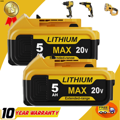 New For Dewalt 20 Volt Max Xr 8.0ah Lithium Ion Battery Pack Dcb206-2 Dcb200-2 New For Dewalt 20 Volt Max Xr 8.0ah Lithium Ion Battery Pack Dcb206-2 Dcb200-2