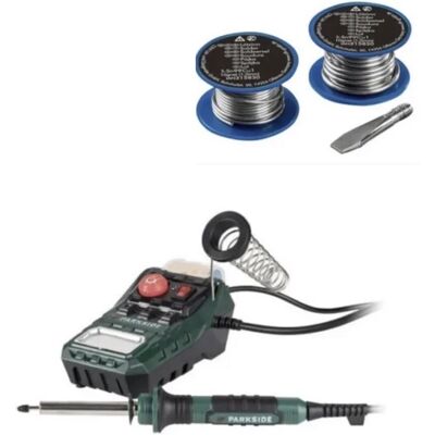 Parkside Electric Soldering Station Corded 48w 100-500°c With Accessories New Parkside Electric Soldering Station Corded 48w 100-500°c With Accessories New
