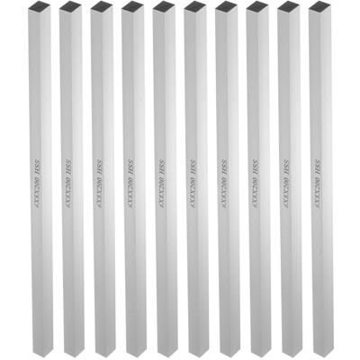 Uxcell 8mm X 8mm X 200mm High Speed Steel 4241 Square Lathe Tool Bit Blank 10-Pieces Uxcell 8mm X 8mm X 200mm High Speed Steel 4241 Square Lathe Tool Bit Blank 10-Pieces