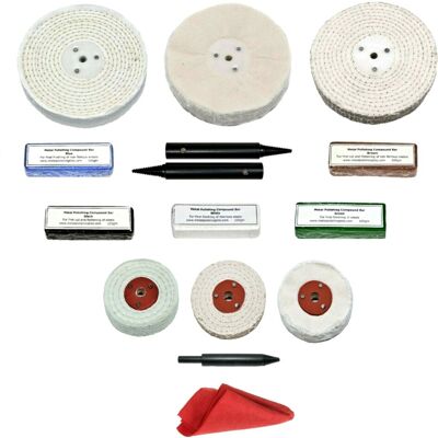 Mpk Bench Grinder Metal Polishing Kit 6 X ½in Mops + Drill Use Kit 3 X ½in Mops Mpk Bench Grinder Metal Polishing Kit 6 X ½in Mops + Drill Use Kit 3 X ½in Mops