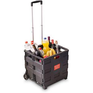 Relaxdays Folding Shopping Trolley 35 Kg Folding Cart Collapsible Trolley 3.2 Kg Durable Relaxdays Folding Shopping Trolley 35 Kg Folding Cart Collapsible Trolley 3.2 Kg Durable