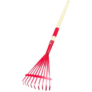 Sodial 4x(Children'S Rake With Hardwood Handle And Cute Rake For Children, Garden8470 Sodial 4x(Children'S Rake With Hardwood Handle And Cute Rake For Children, Garden8470