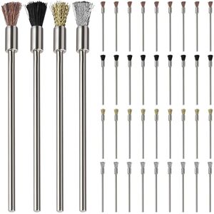 Sodial 3x(40 Pieces Extended Wire Brush For Cleaning, Steel Wire Cleaning End7395 Sodial 3x(40 Pieces Extended Wire Brush For Cleaning, Steel Wire Cleaning End7395