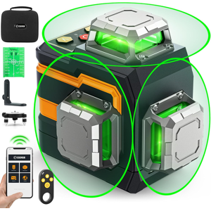 Does Not Apply Green Laser Level 3x360° Bluetooth App Remote Self Levelling Rotary Stand Bag Does Not Apply Green Laser Level 3x360° Bluetooth App Remote Self Levelling Rotary Stand Bag
