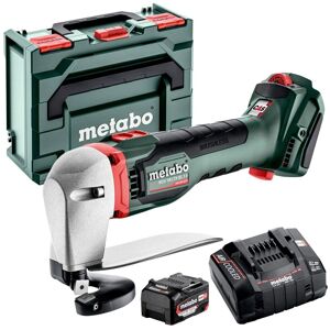 Metabo Scv 18 Ltx Bl 1.6 18v Brushless Metal Shear 1 X 5.2ah Battery Charger Box Metabo Scv 18 Ltx Bl 1.6 18v Brushless Metal Shear 1 X 5.2ah Battery Charger Box