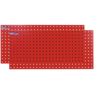Perfotool Storage Panel 1000 X 500mm Pack Of 2 - Sealey Tts1 New Perfotool Storage Panel 1000 X 500mm Pack Of 2 - Sealey Tts1 New