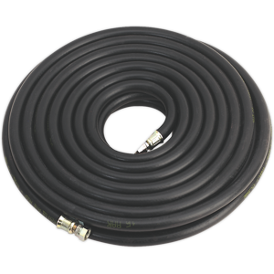 Air Hose 15m X Ø10mm With 1/4\"Bsp Unions Heavy-Duty - Sealey Ah15rx/38 New Air Hose 15m X Ø10mm With 1/4\"Bsp Unions Heavy-Duty - Sealey Ah15rx/38 New