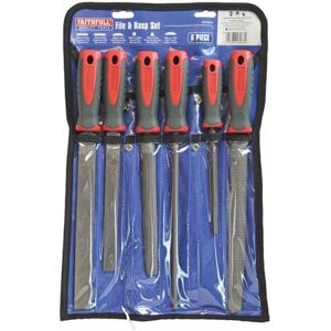 Faithfull Faifiset6 File And Rasp Set - 6 Piece In Plastic Wallet Faithfull Faifiset6 File And Rasp Set - 6 Piece In Plastic Wallet