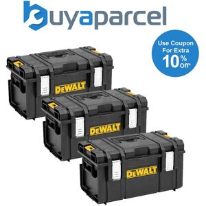 3x Dewalt Toughsystem Ds300 Tough System Case Tool Box Storage Box Stackable 35l 3x Dewalt Toughsystem Ds300 Tough System Case Tool Box Storage Box Stackable 35l