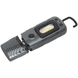 Sealey Rechargeable 360° Inspection Light 3w Cob & 1w Smd Led Carbon Fibre Effect - Sea Sealey Rechargeable 360° Inspection Light 3w Cob & 1w Smd Led Carbon Fibre Effect - Sea