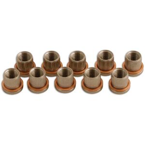 Threaded Inserts - 10pc - Laser 5038 New Threaded Inserts - 10pc - Laser 5038 New