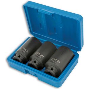 Laser Tools Impact Socket Set - 3pc Thin Wall 30/32/36mm - 4146 Laser Tools Impact Socket Set - 3pc Thin Wall 30/32/36mm - 4146