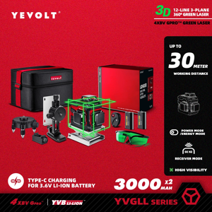 Does Not Apply Laser Level Green 12/16-Line 3/4-Plane Self-Leveling 360 Horizontal & Vertical A Does Not Apply Laser Level Green 12/16-Line 3/4-Plane Self-Leveling 360 Horizontal & Vertical A