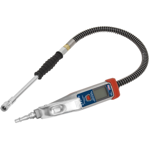 Digital Tyre Inflator 0.5m Hose With Twin Push-On Connector - Sealey Sa374 New Digital Tyre Inflator 0.5m Hose With Twin Push-On Connector - Sealey Sa374 New