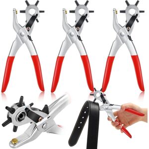 Sodial 2x(3 Pack Belt Hole Puncher For Leather Hole Punch For Crafts Belt Hole8187 Sodial 2x(3 Pack Belt Hole Puncher For Leather Hole Punch For Crafts Belt Hole8187