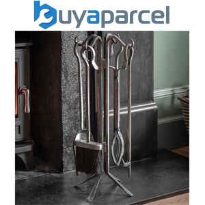 Garden Trading Batsford Fireside Fire Wood Burning Stove Companion Set Pewter Garden Trading Batsford Fireside Fire Wood Burning Stove Companion Set Pewter
